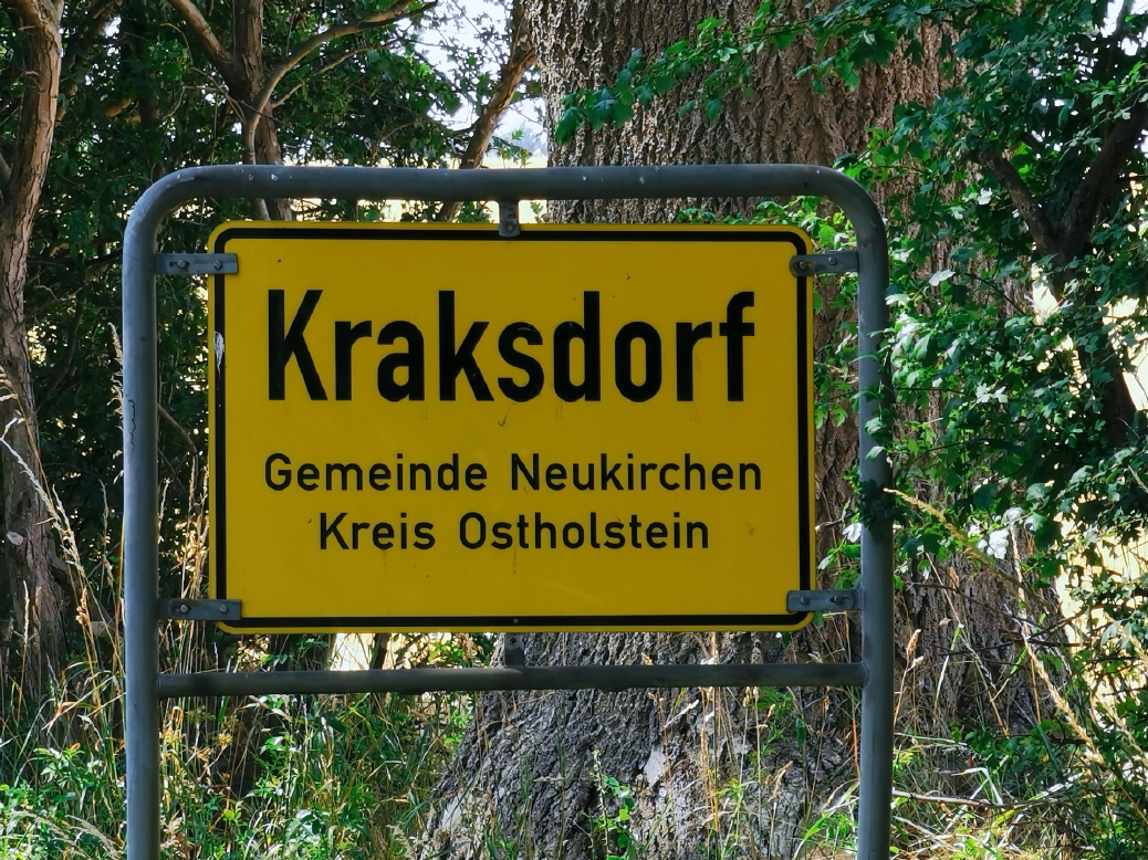 Kraksdorf Ortsschild